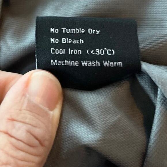 Mercedes Benz Windbreaker Hooded Jacket L Gray Motorsport Formula One Racing - Picture 5 of 10